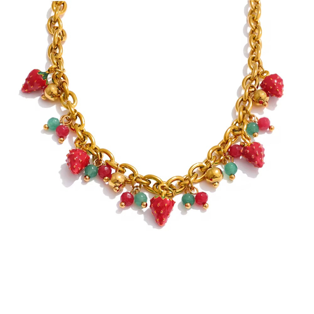 Berry Bliss Charm Necklace